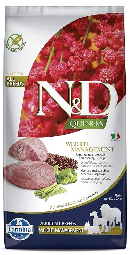 best pet food with quinoa for weight management