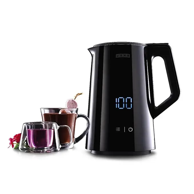 programmable kettle for hot water, tea or coffee